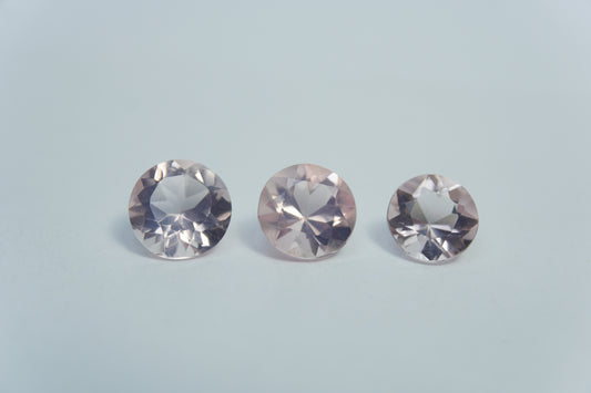 4.04ct Quartz rose 8mm / 7mm