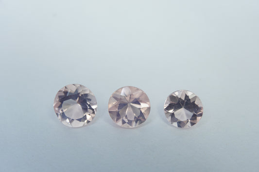 4.04ct Quartz rose 8mm / 7mm