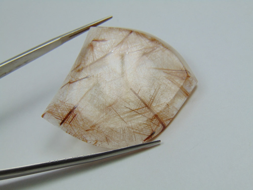 84.10ct Rutile 44x35mm