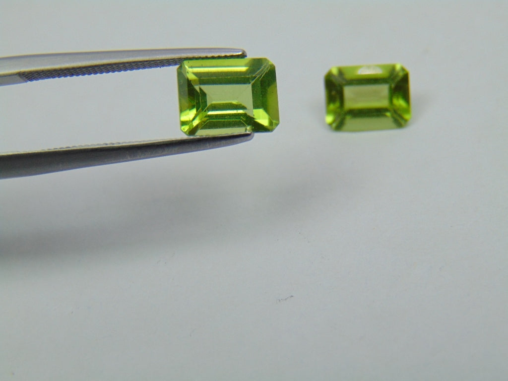 2.90ct Peridot 8x6mm