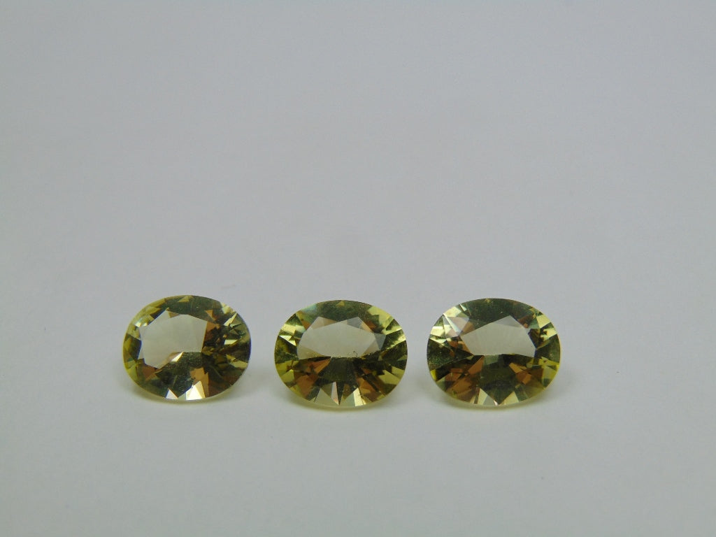 8.60ct Green Gold Calibrated 11x9mm