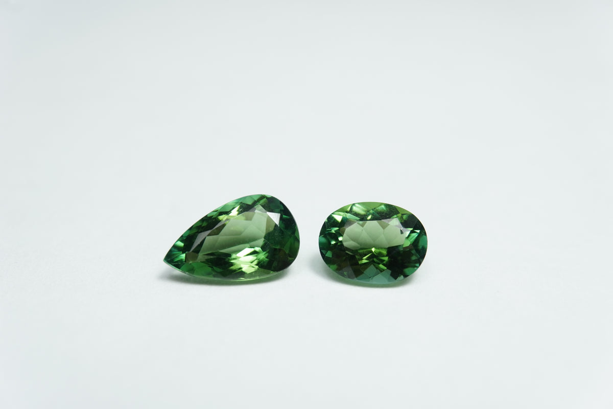 2.24ct Tourmalines 9x5.5mm / 7x5.5mm