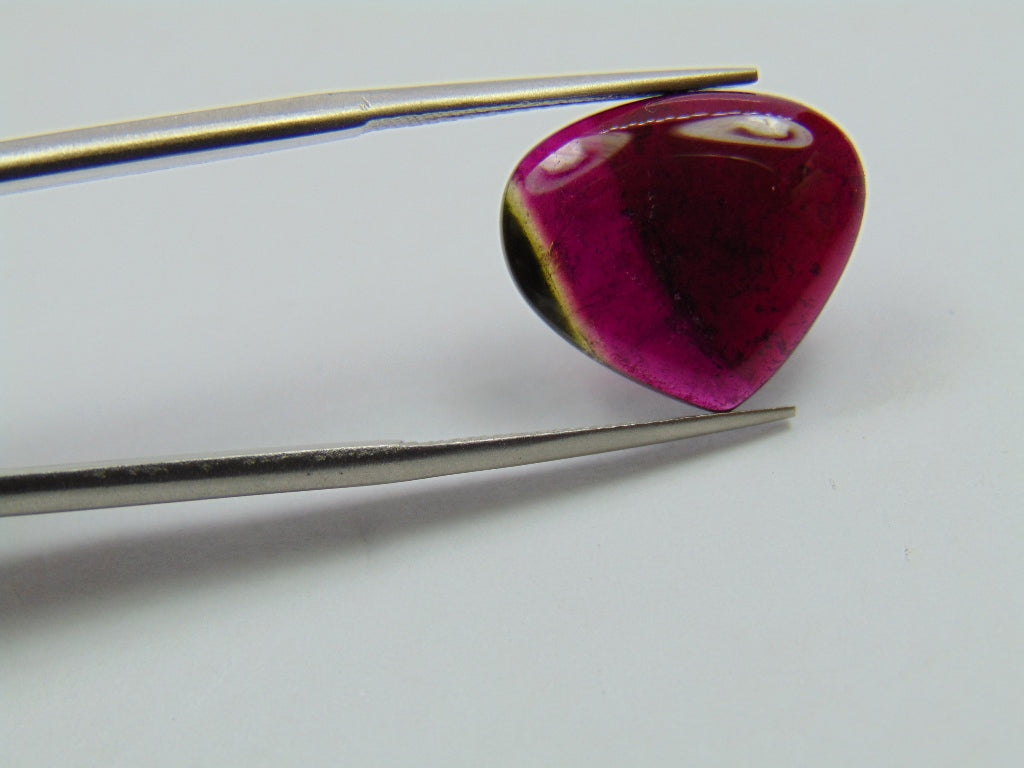 7.30ct Tourmaline Bicolor 16x14mm