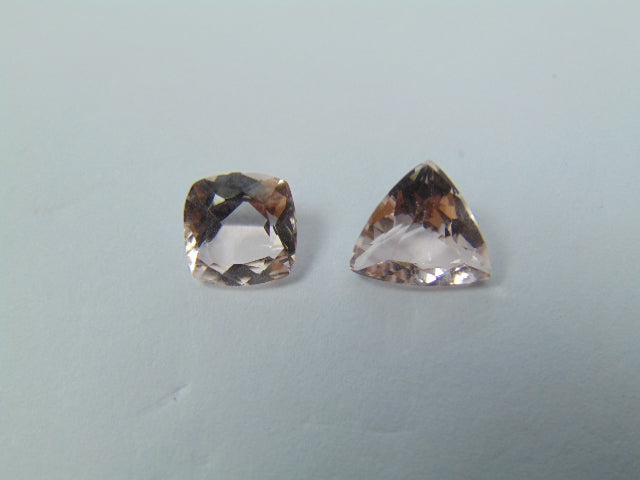 3.40ct Morganite 7mm 9mm