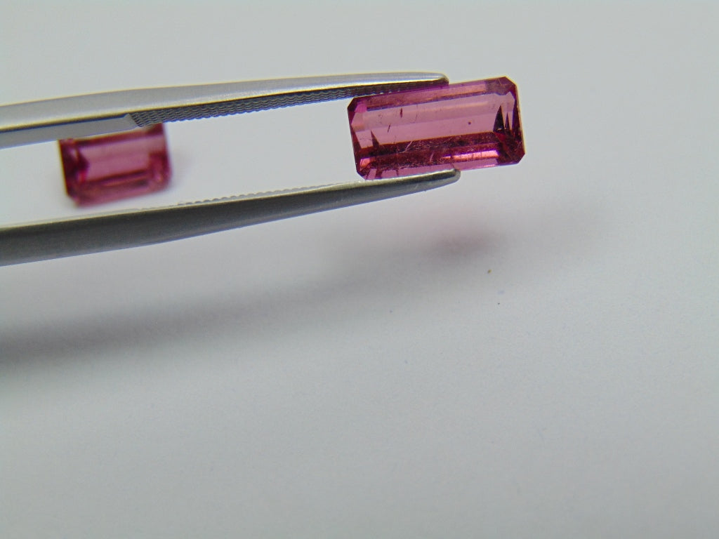 3.88ct Tourmaline 7x5mm 10x5mm