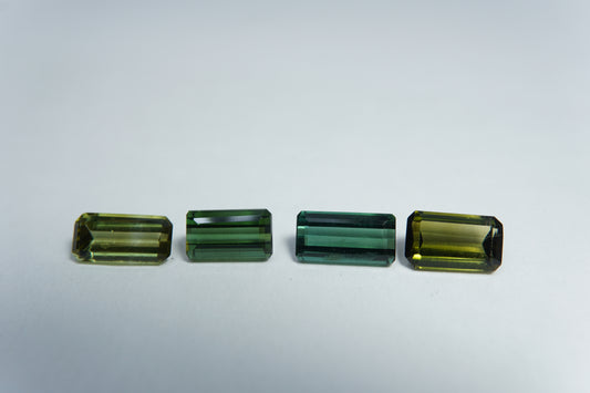 3.65ct Tourmaline 8x4mm / 7x5mm / 7x4mm