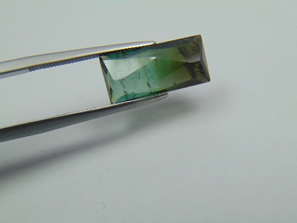 4ct Tourmaline Bicolor 15x7mm