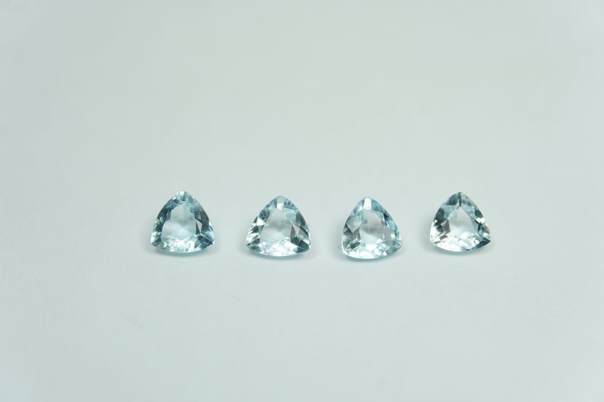 1.54ct Aquamarines calibrated 5mm