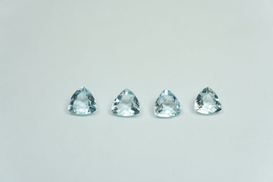 1.54ct Aquamarines calibrated 5mm