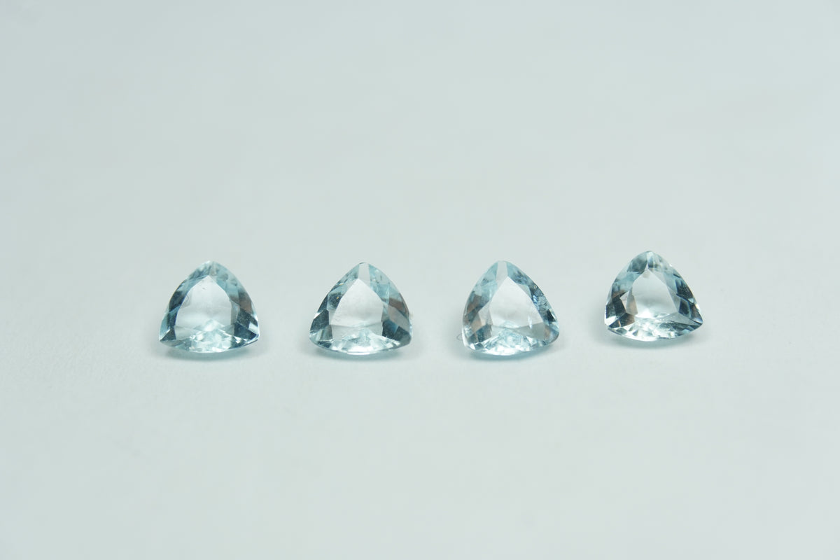 1.54ct Aquamarines calibrated 5mm
