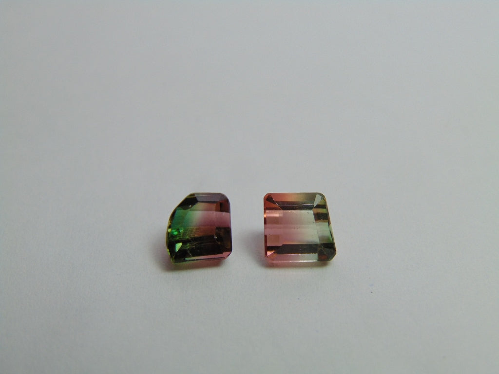 3.30ct Tourmaline Bicolor 6mm