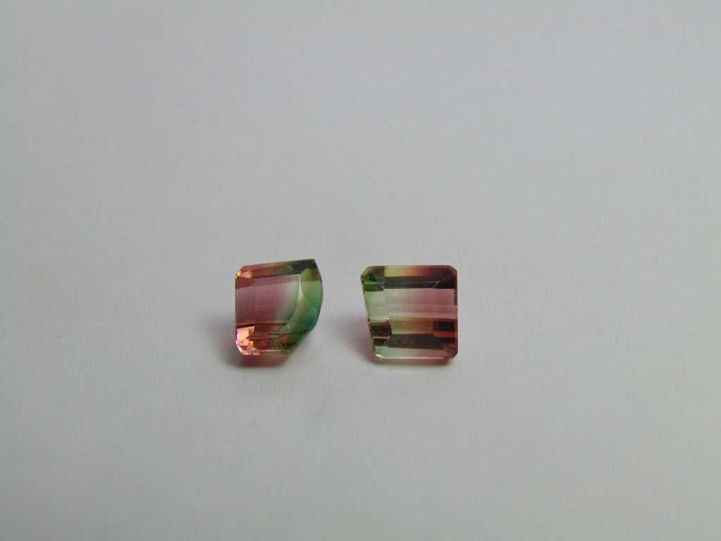 3.30ct Tourmaline Bicolor 6mm