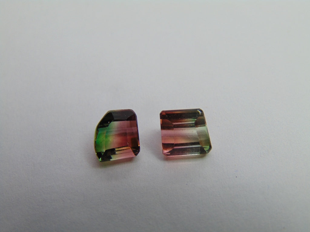 3.30ct Tourmaline Bicolor 6mm