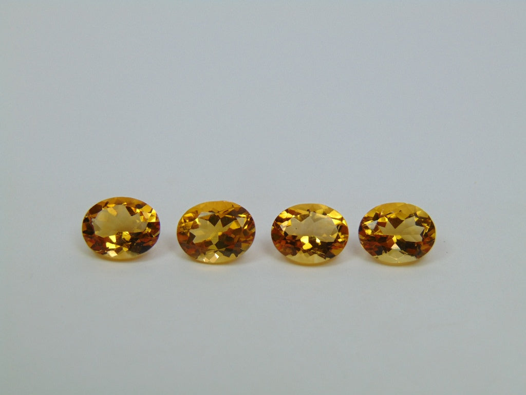 6.90ct Citrine Calibrated 9x7mm