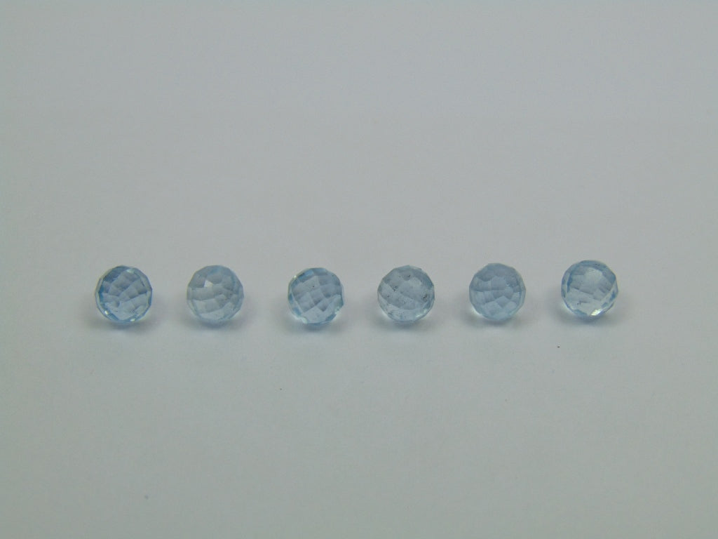 5.10ct Aquamarine Calibrated 5mm