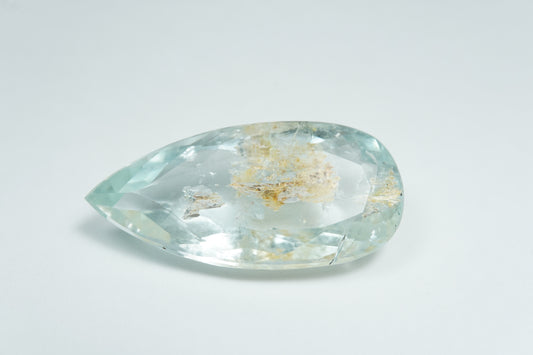 27.35ct Aquamarine with inclusion 33x16mm