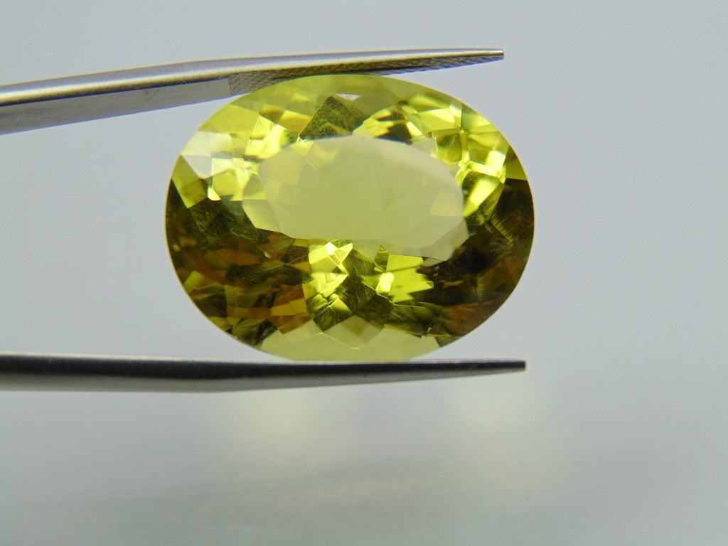 28.30ct Green Gold 23x19mm