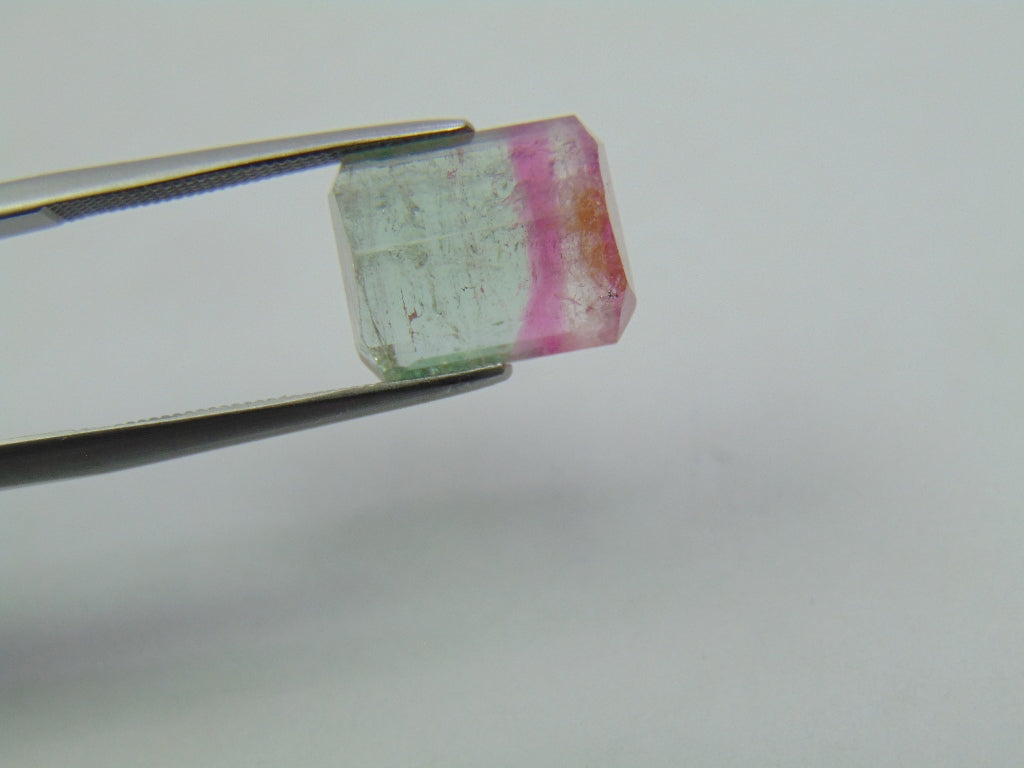 7.35ct Tourmaline Bicolor 12x10mm