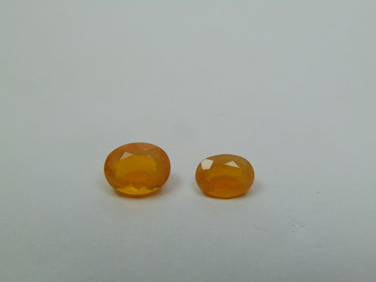 2.20ct Fire Opal 9x7mm 8x6mm