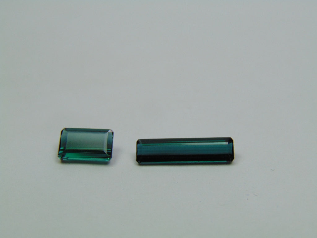 2.73ct Tourmaline 15x3mm 8x5mm