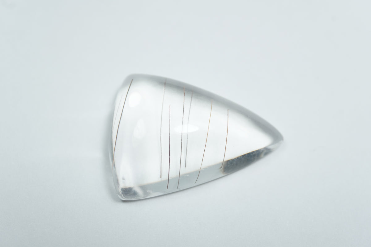 25.47ct Quartz with inclusion cabochon 25x19.5mm