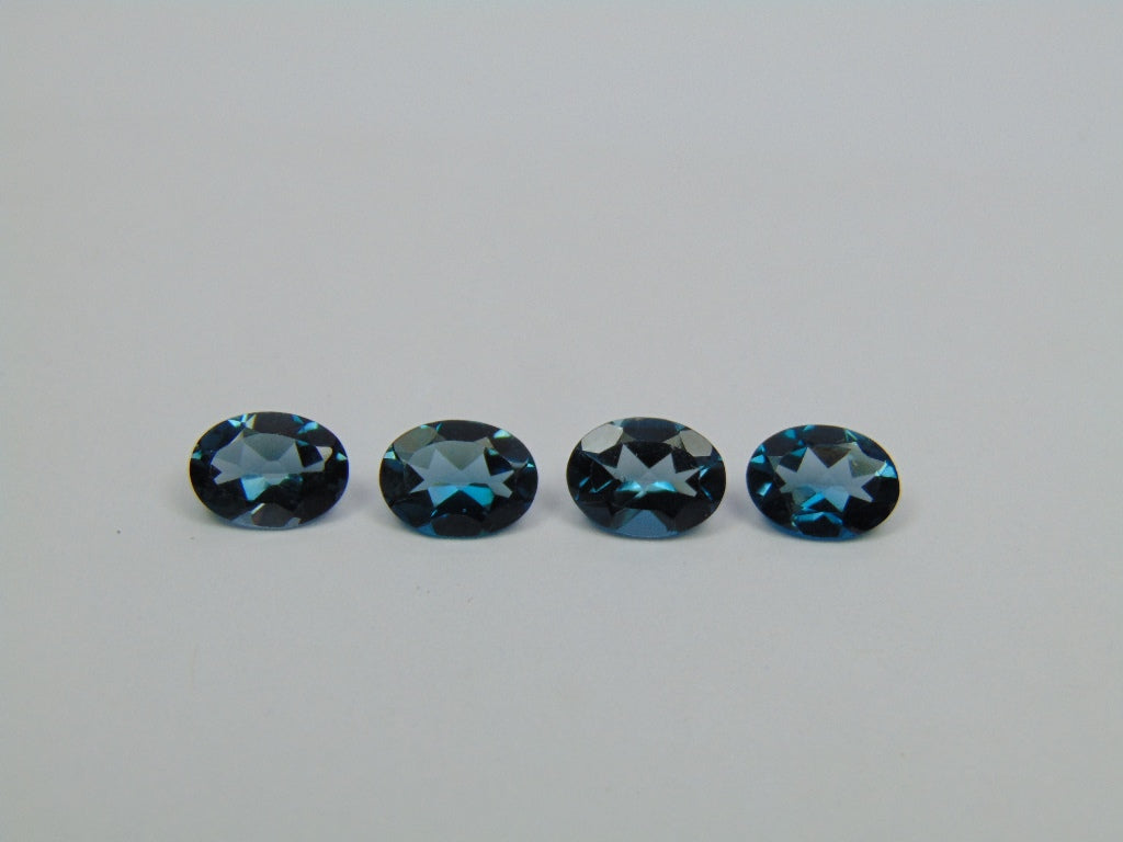 5ct Topaz London Blue Calibrated 8x6mm