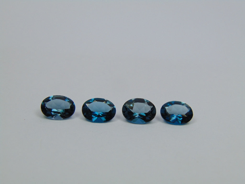 5ct Topaz London Blue Calibrated 8x6mm