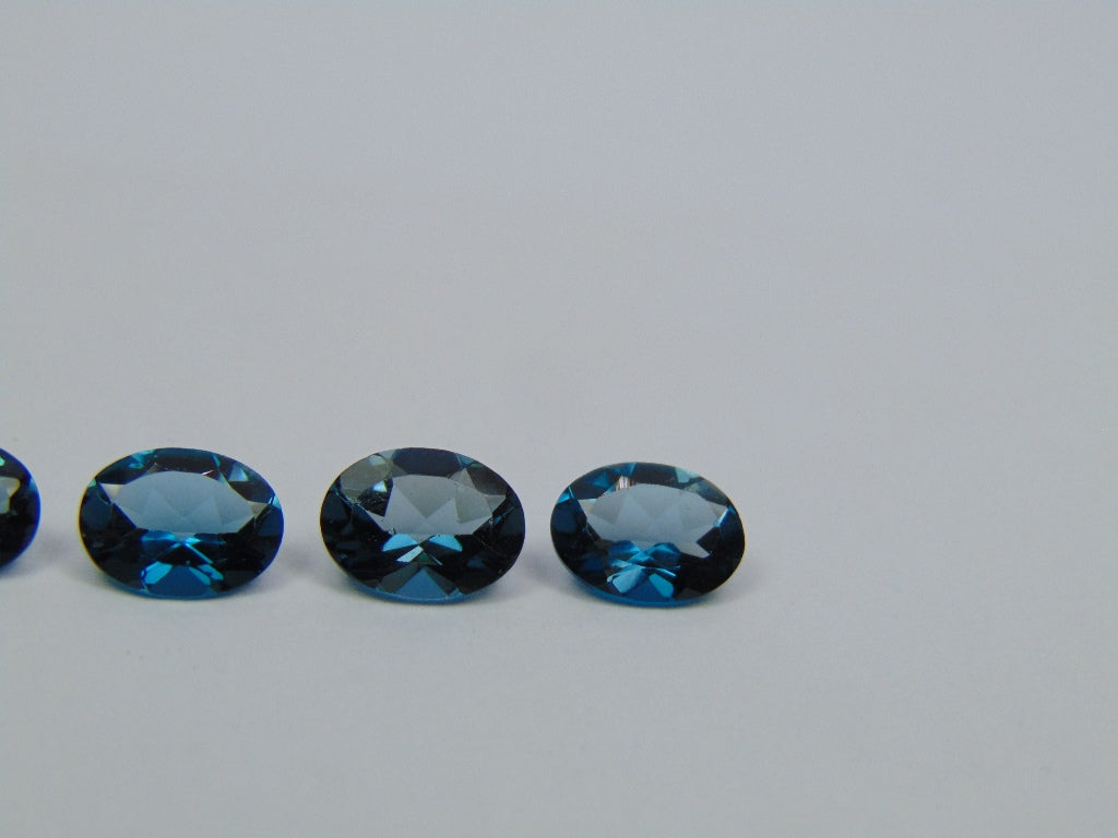 5ct Topaz London Blue Calibrated 8x6mm