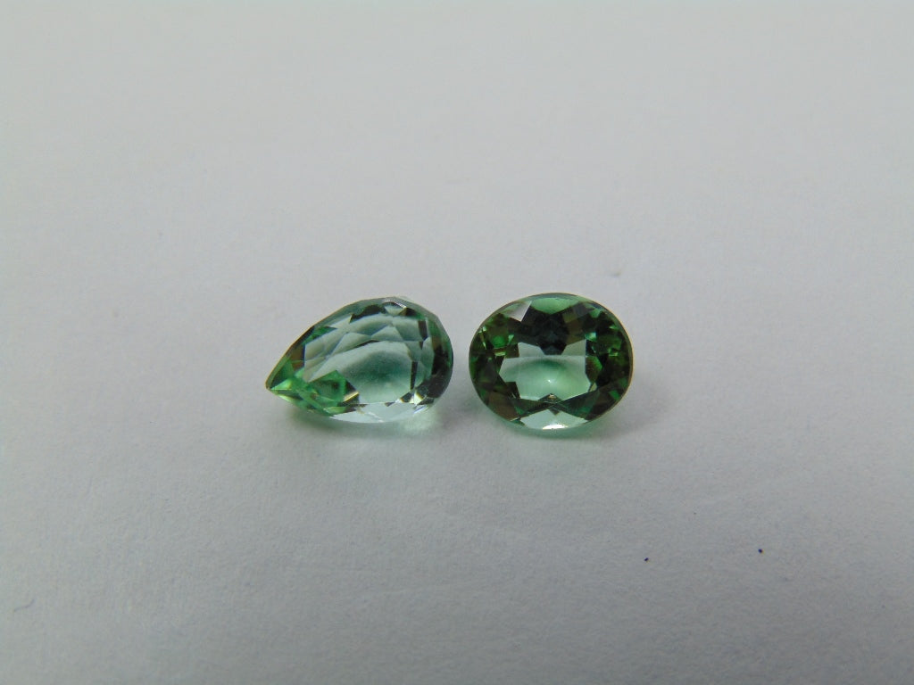 2.10ct Tourmaline 7x5mm 6x5mm