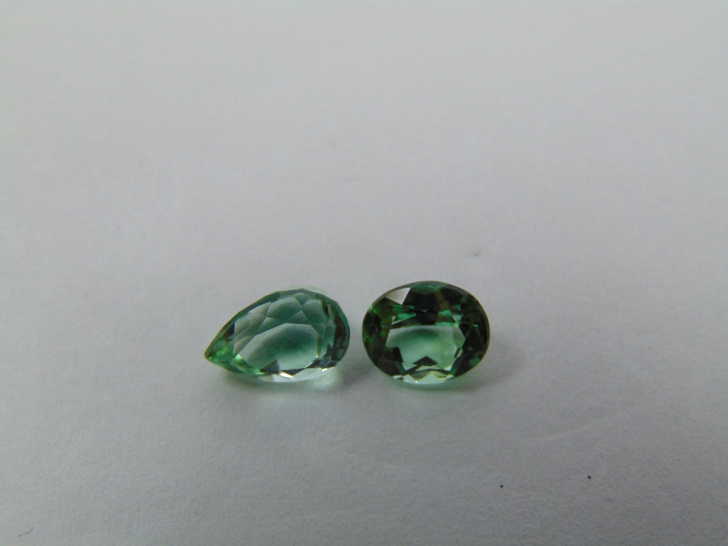 2.10ct Tourmaline 7x5mm 6x5mm