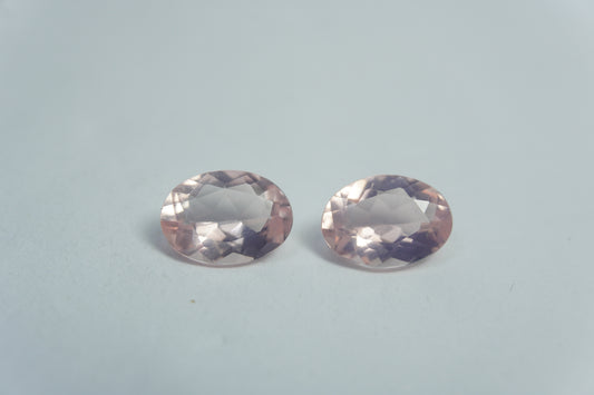 3.10ct Quartz rose 9.5x7mm