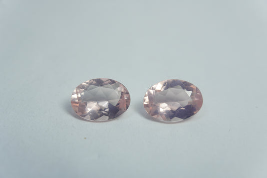 3.10ct Quartz rose 9.5x7mm