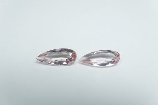 1.80ct Imperial topaz pair 10x4mm