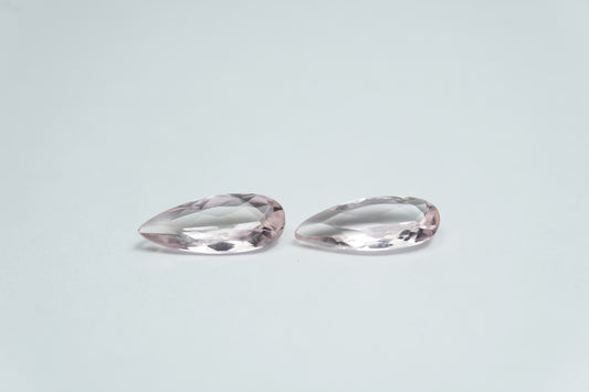 1.80ct Imperial topaz pair 10x4mm