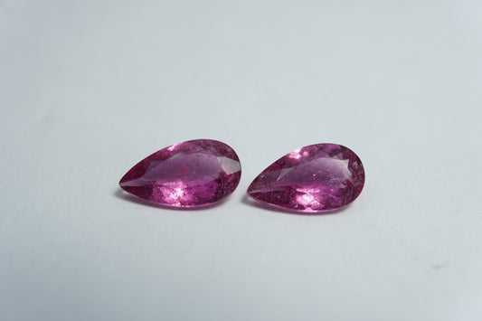 2.50ct Tourmaline pair 10x6mm