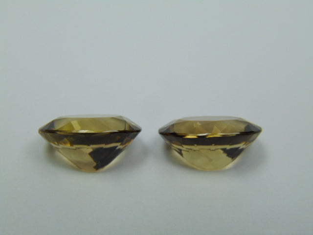 16.20ct Citrine Pair 16x12mm