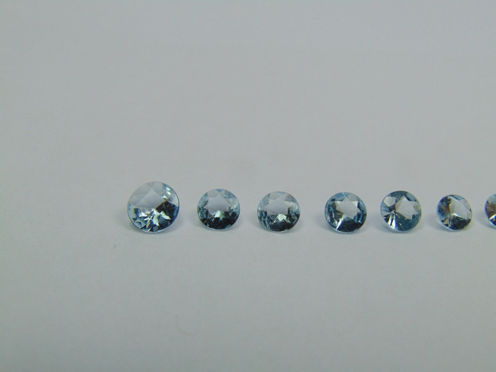 2.80ct Aquamarine Calibrated 5mm 6mm