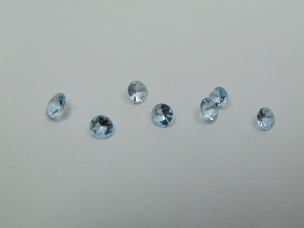 2.80ct Aquamarine Calibrated 5mm 6mm