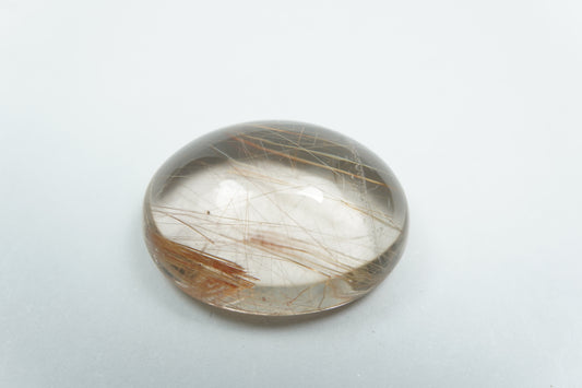 18.41ct Quartz with rutile cabochon 20x15mm