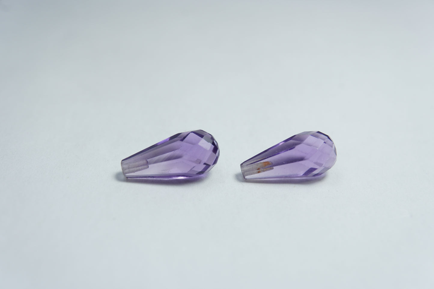 3.10ct Amethyst pair 10.5x5mm