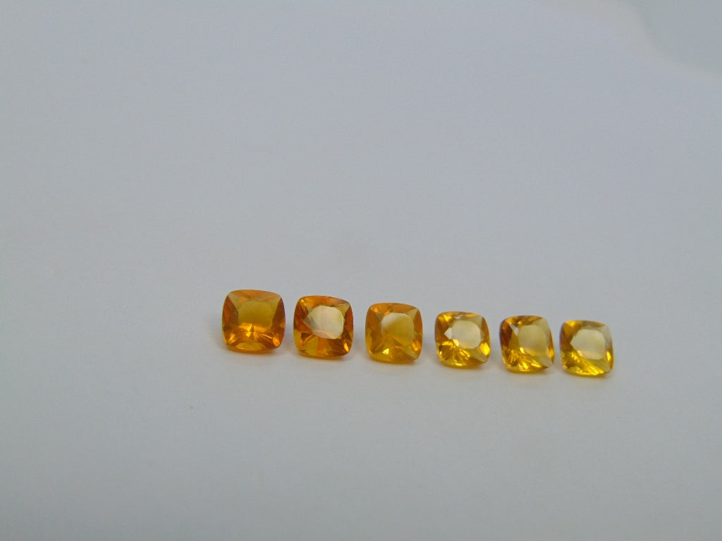 4.09ct Fire Opal Calibrated 6mm