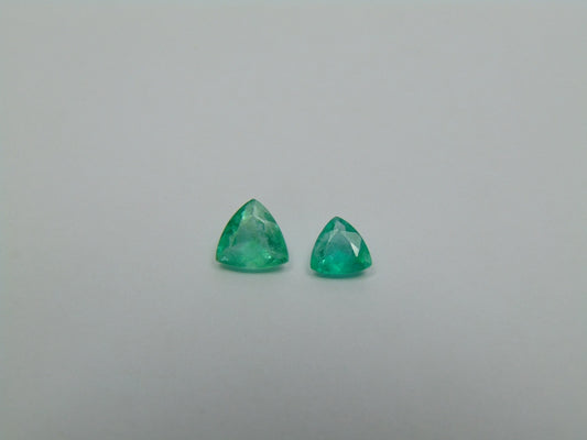 1.03ct Emerald 5mm 6.5mm