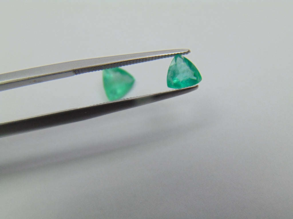 1.03ct Emerald 5mm 6.5mm