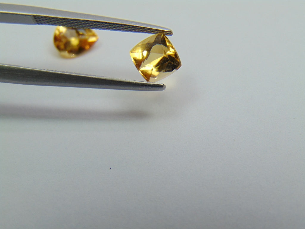 2.02ct Imperial Topaz 7x5mm 6mm