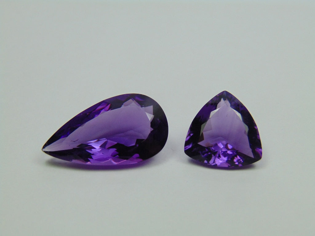 19.85ct Amethyst 24x14mm 14mm