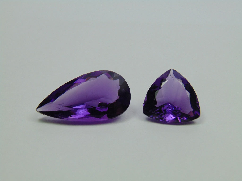 19.85ct Amethyst 24x14mm 14mm