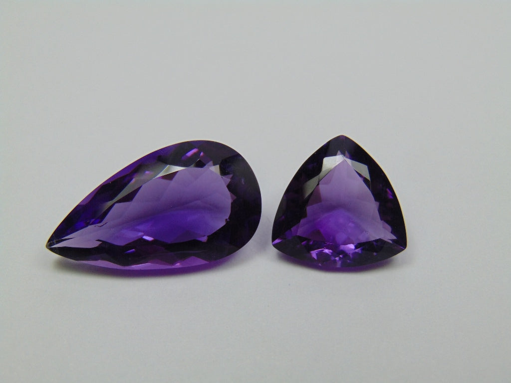 19.85ct Amethyst 24x14mm 14mm