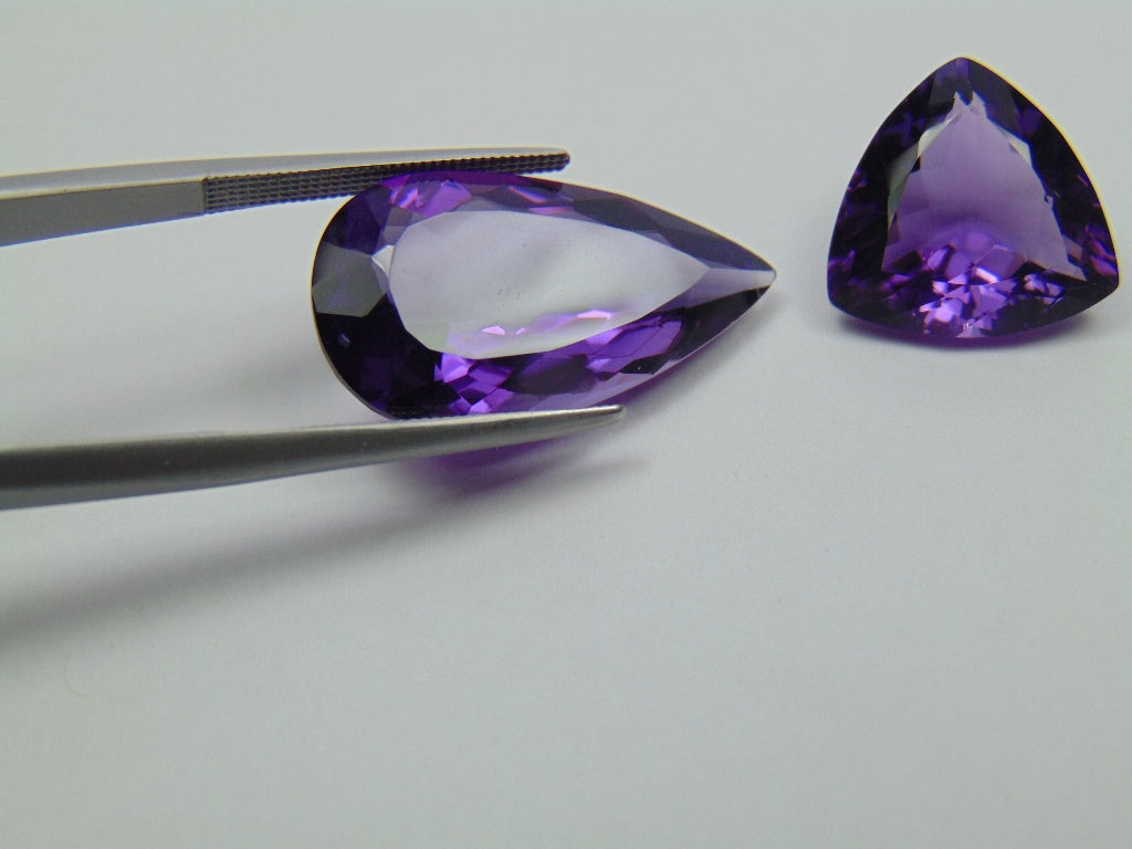 19.85ct Amethyst 24x14mm 14mm