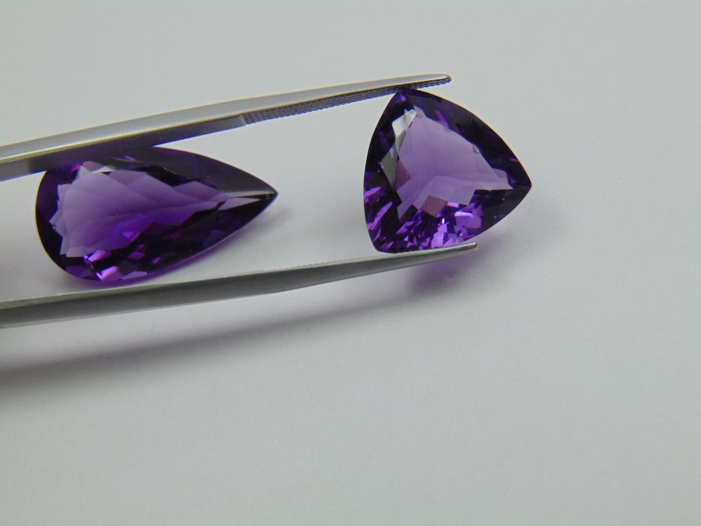 19.85ct Amethyst 24x14mm 14mm