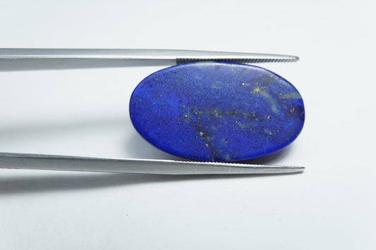 24.75ct Lazulite cabochon 29x14mm